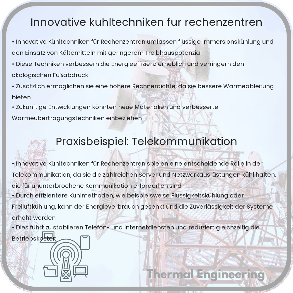 Innovative Kühltechniken für Rechenzentren