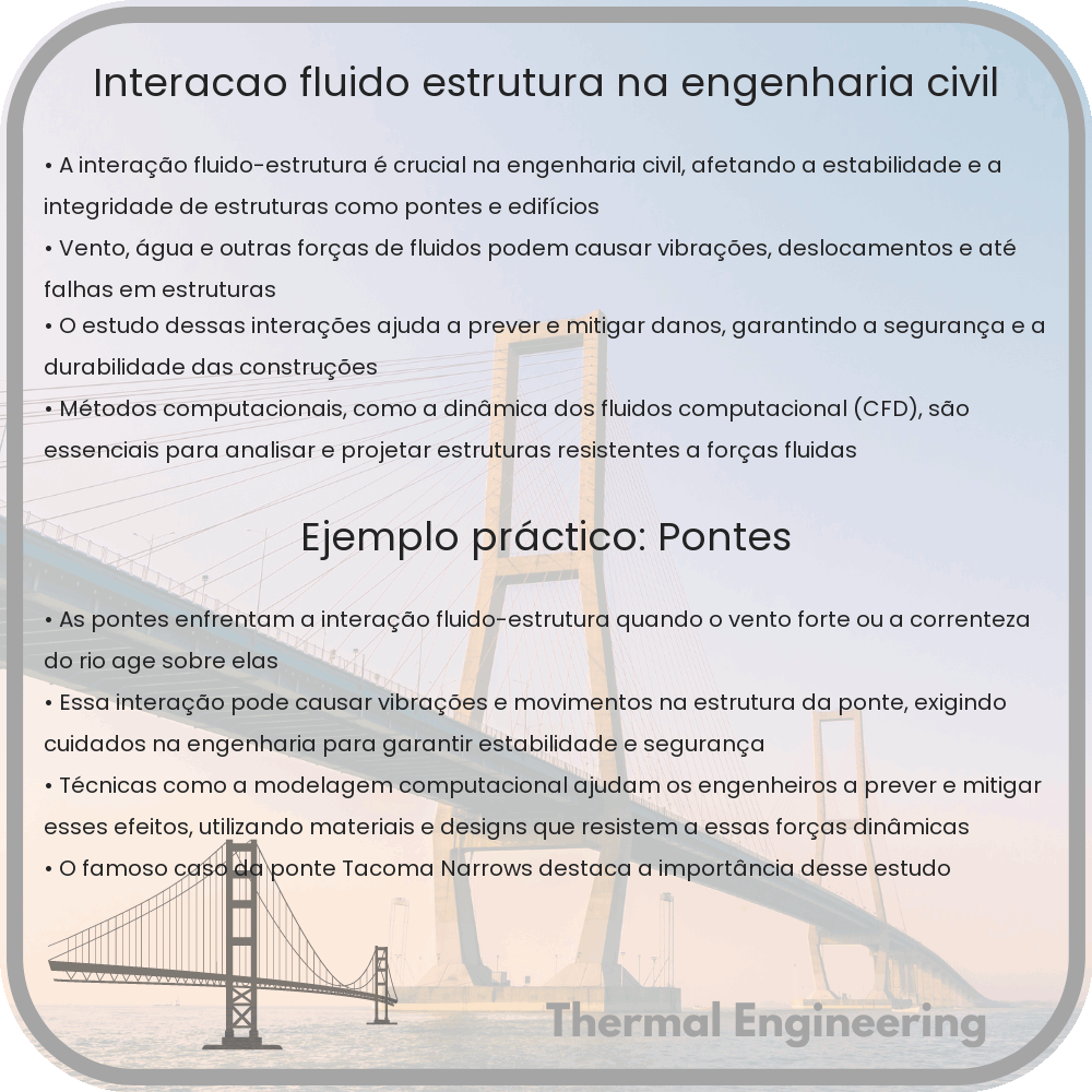 Interação Fluido-Estrutura na Engenharia Civil