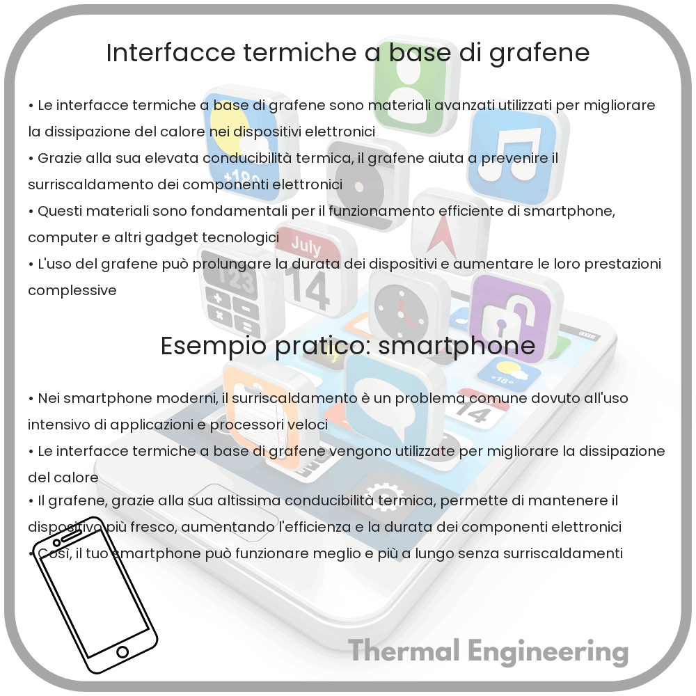 Interfacce termiche a base di grafene