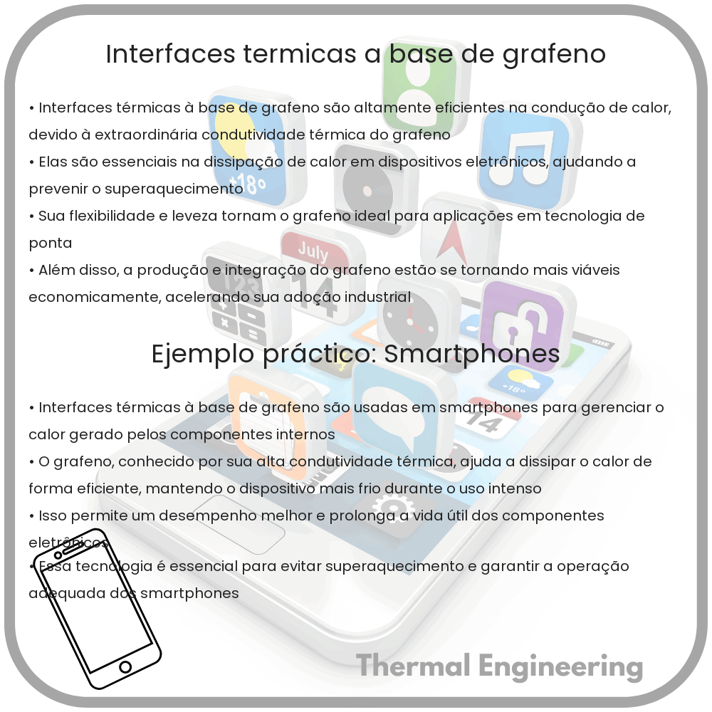 Interfaces térmicas à base de grafeno