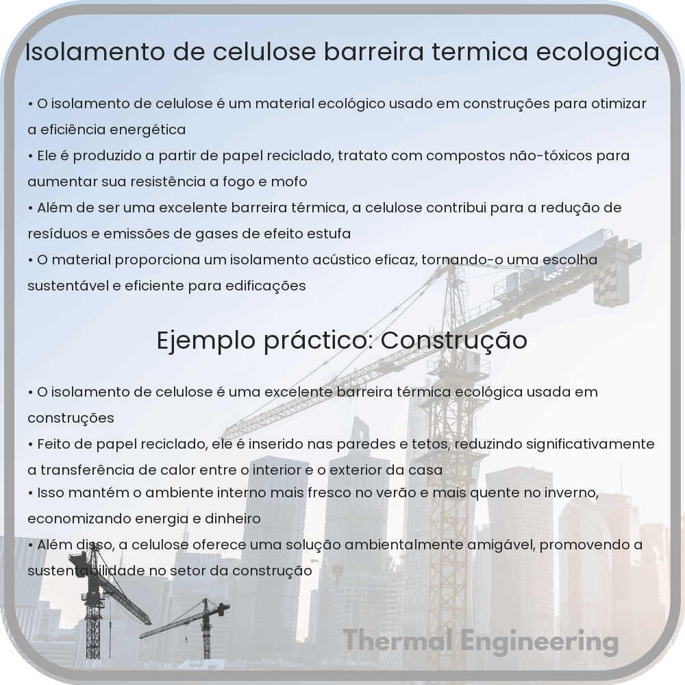 Isolamento de Celulose | Barreira Térmica Ecológica