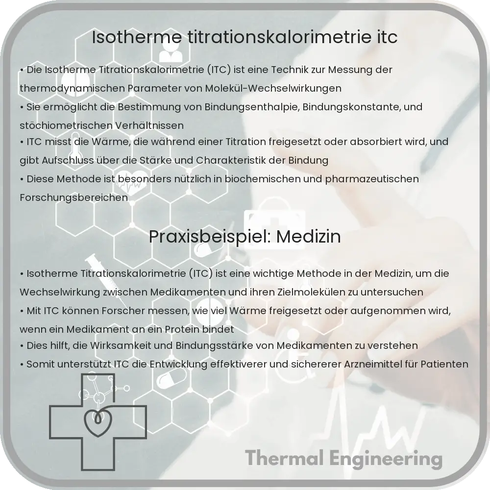 Isotherme Titrationskalorimetrie (ITC)
