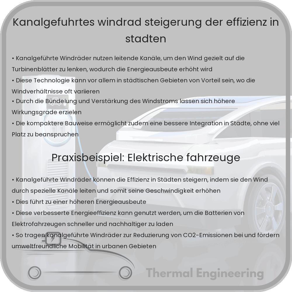 Kanalgeführtes Windrad | Steigerung der Effizienz in Städten