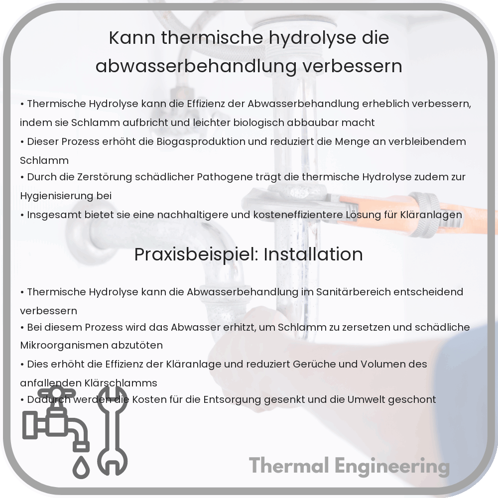Kann thermische Hydrolyse die Abwasserbehandlung verbessern?