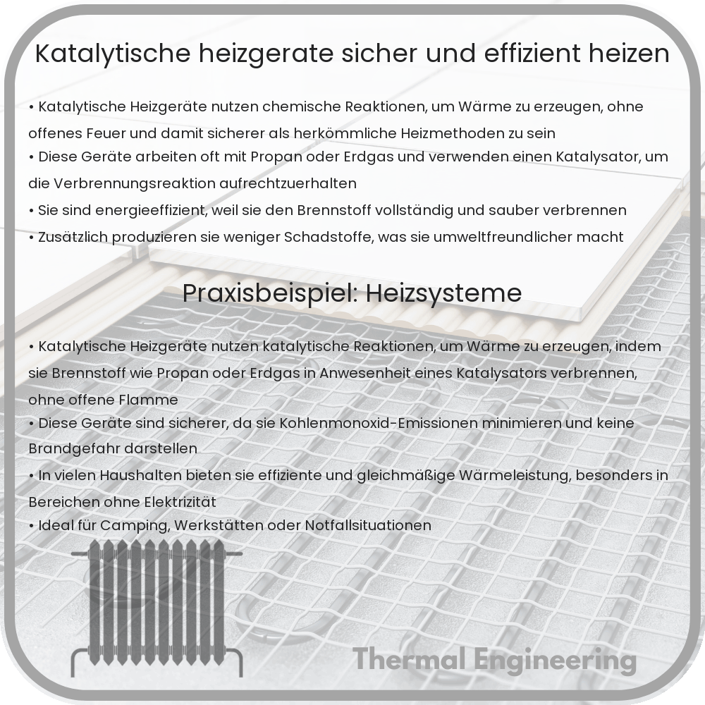 Katalytische Heizgeräte: Sicher und effizient heizen