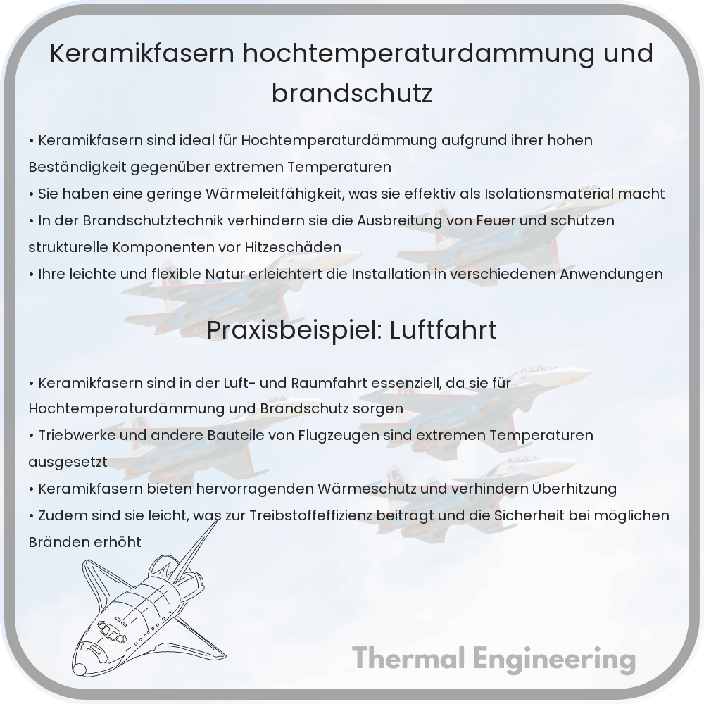 Keramikfasern | Hochtemperaturdämmung und Brandschutz