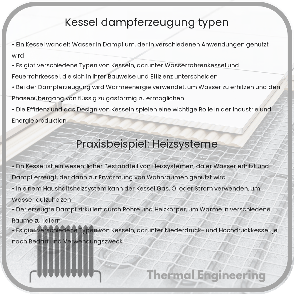 Kessel | Dampferzeugung & Typen