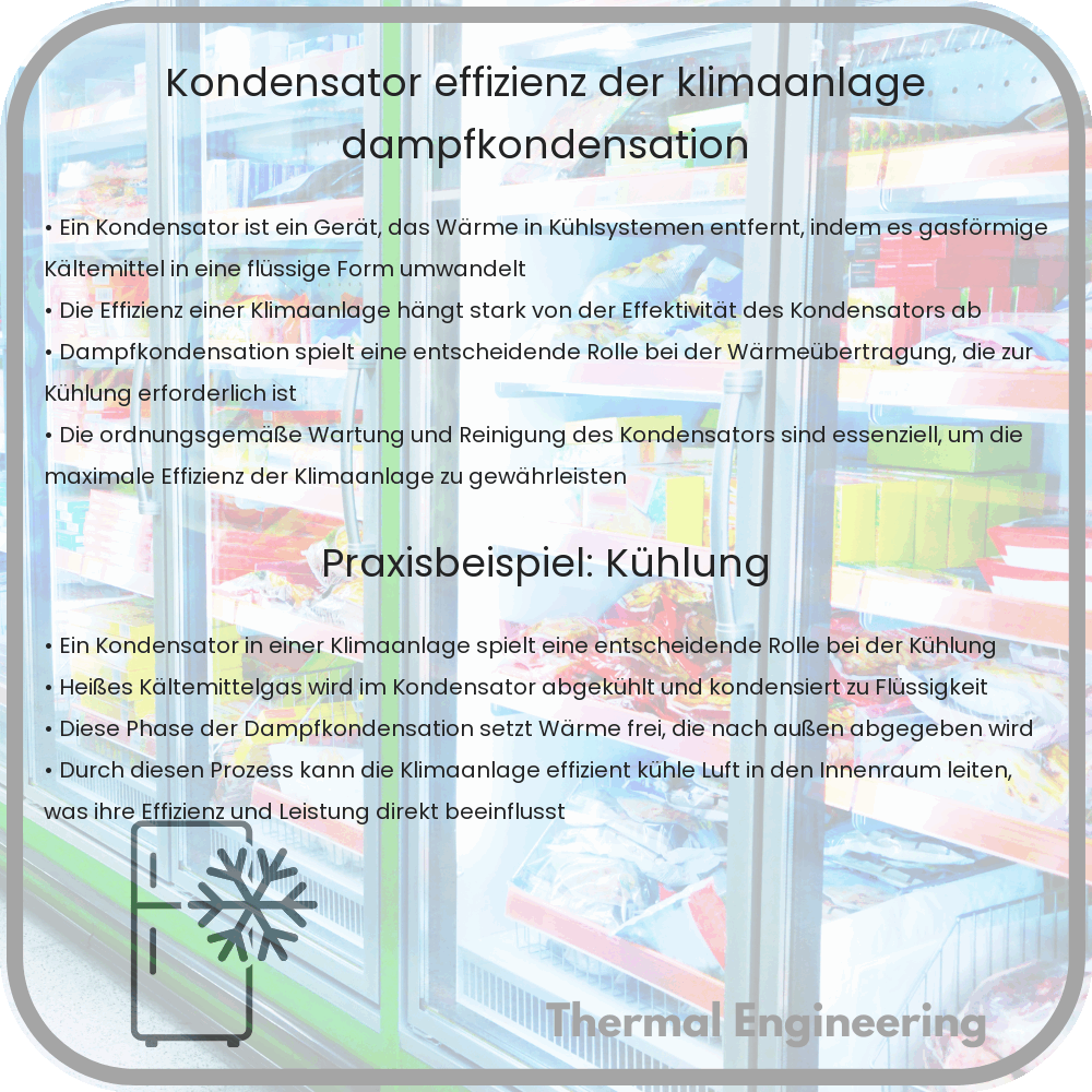 Kondensator | Effizienz der Klimaanlage & Dampfkondensation