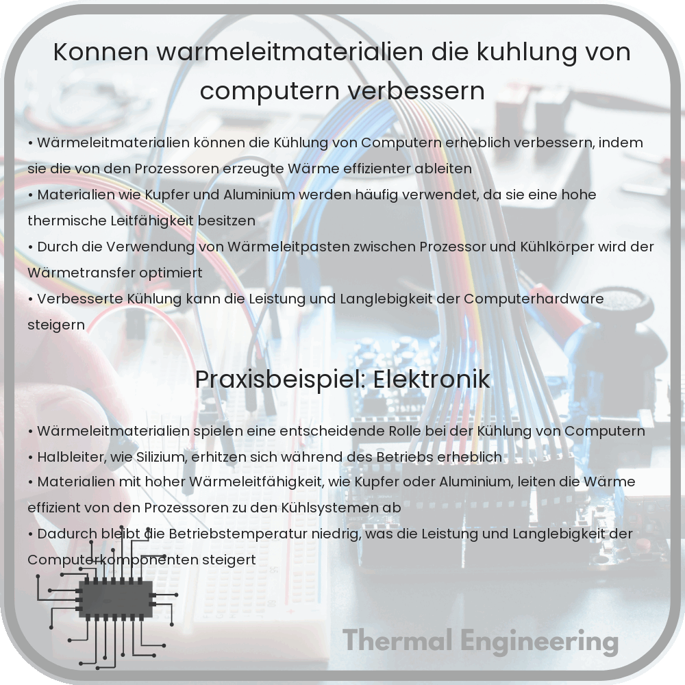 Können Wärmeleitmaterialien die Kühlung von Computern verbessern?