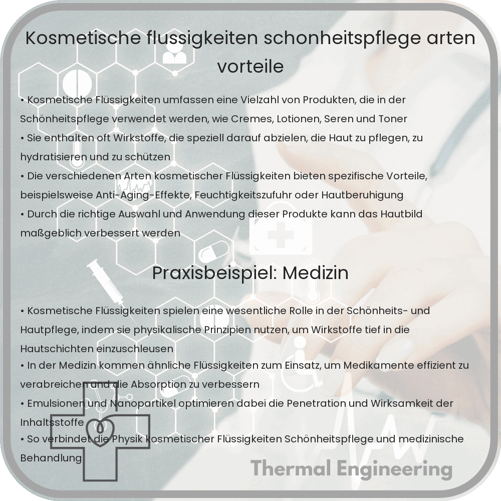 Kosmetische Flüssigkeiten | Schönheitspflege, Arten & Vorteile