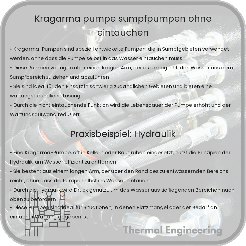 Kragarma-Pumpe | Sumpfpumpen ohne Eintauchen