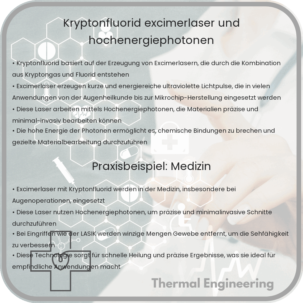 Kryptonfluorid | Excimerlaser und Hochenergiephotonen