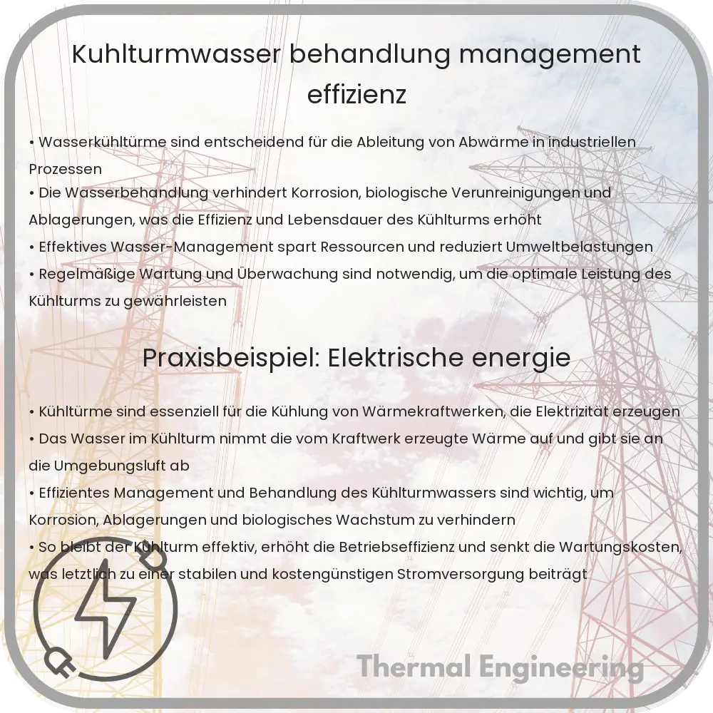 Kühlturmwasser | Behandlung, Management & Effizienz