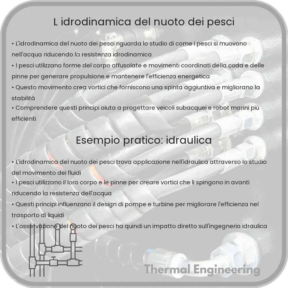 L'idrodinamica del nuoto dei pesci