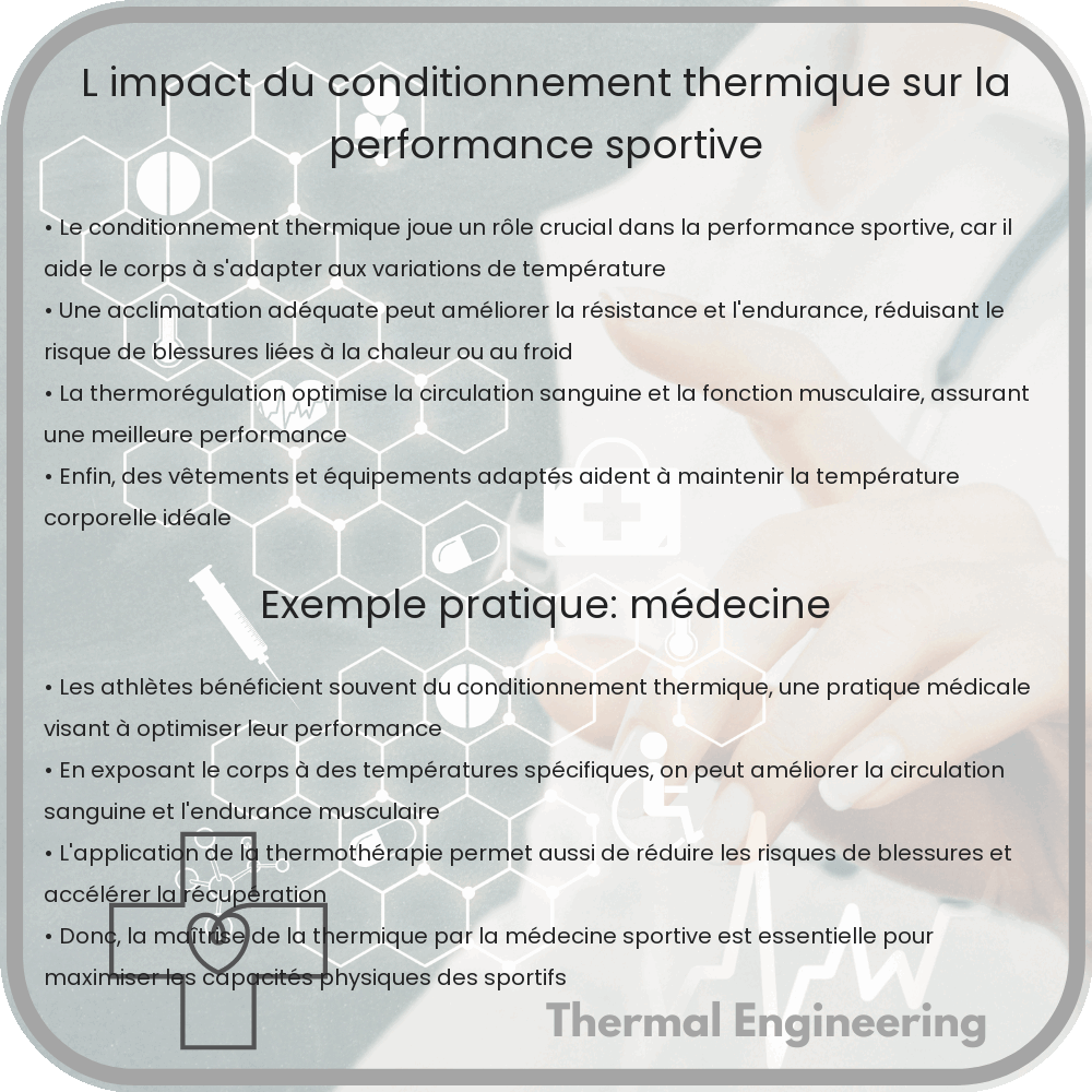 L'impact du conditionnement thermique sur la performance sportive