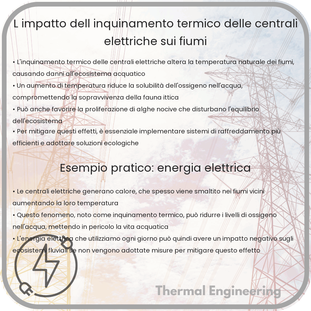 L'impatto dell'inquinamento termico delle centrali elettriche sui fiumi