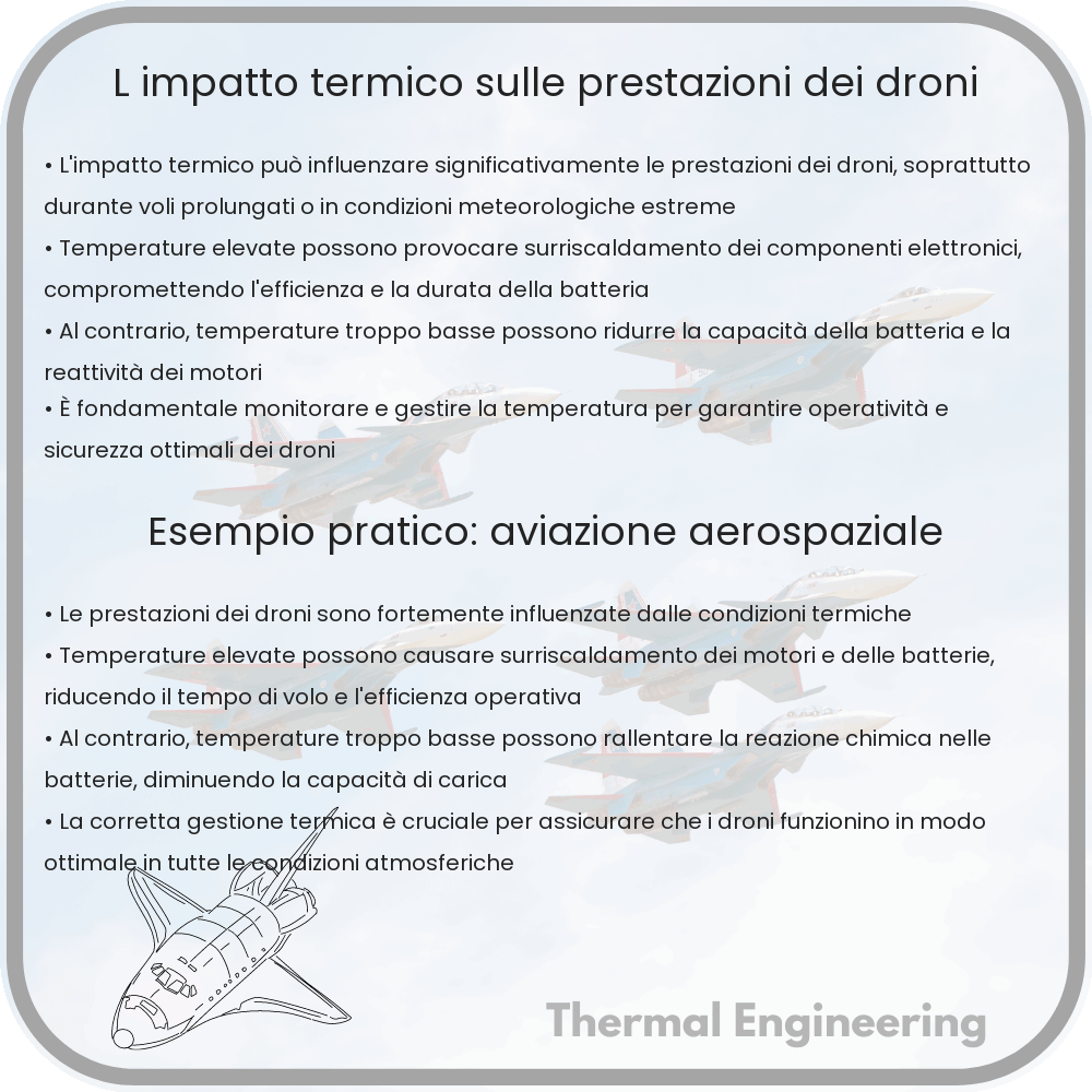 L'impatto termico sulle prestazioni dei droni