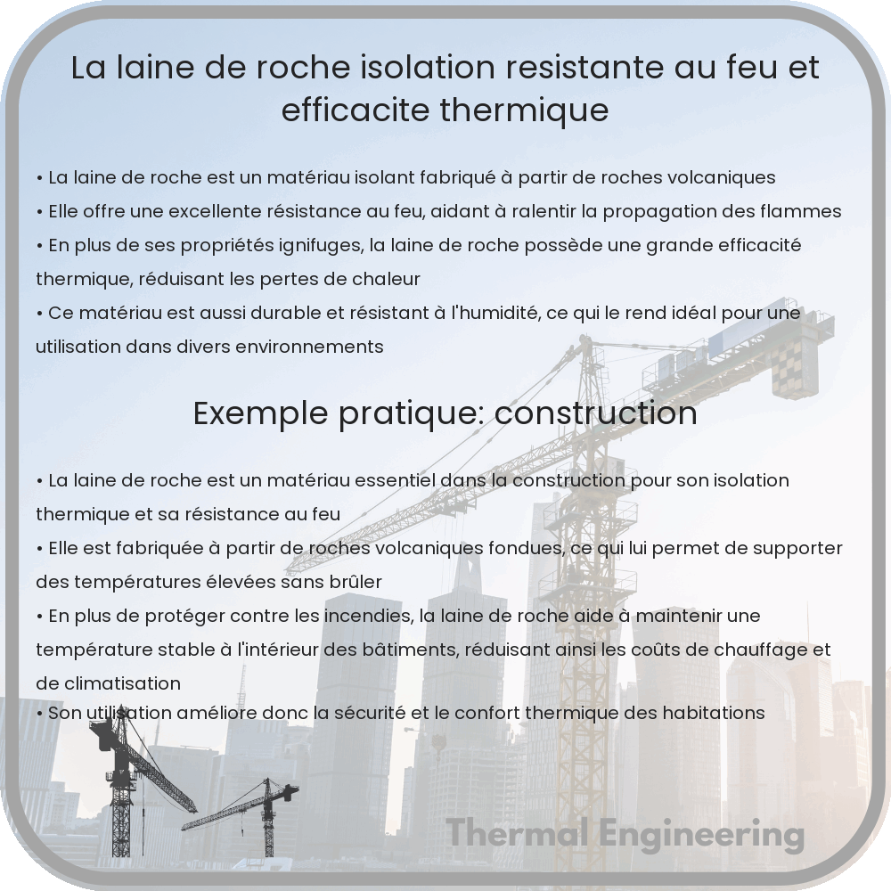 La Laine de Roche : Isolation Résistante au Feu et Efficacité Thermique