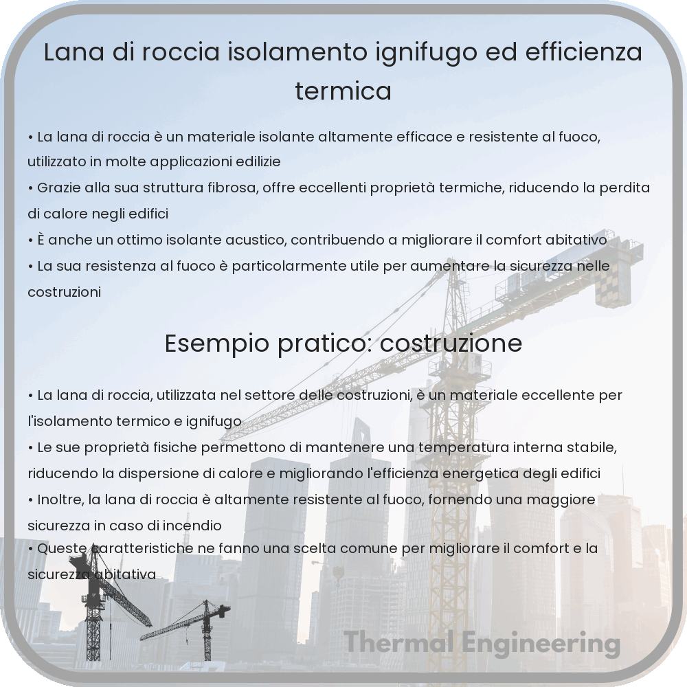 Lana di Roccia | Isolamento Ignifugo ed Efficienza Termica