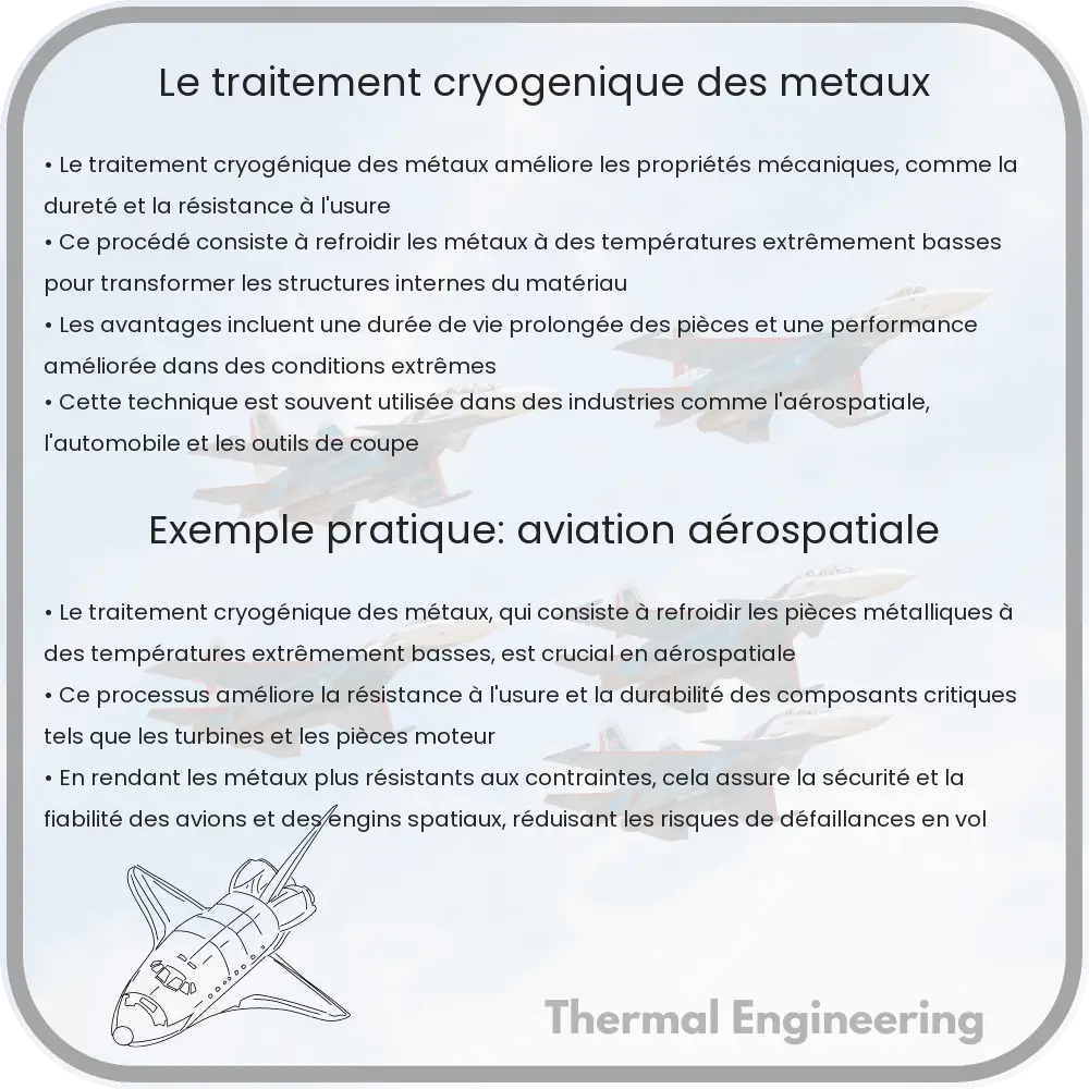 Le traitement cryogénique des métaux