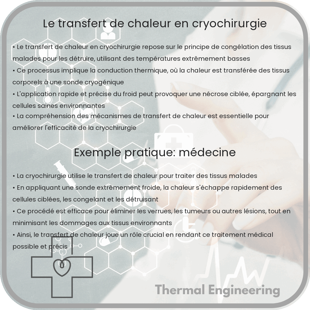 Le transfert de chaleur en cryochirurgie