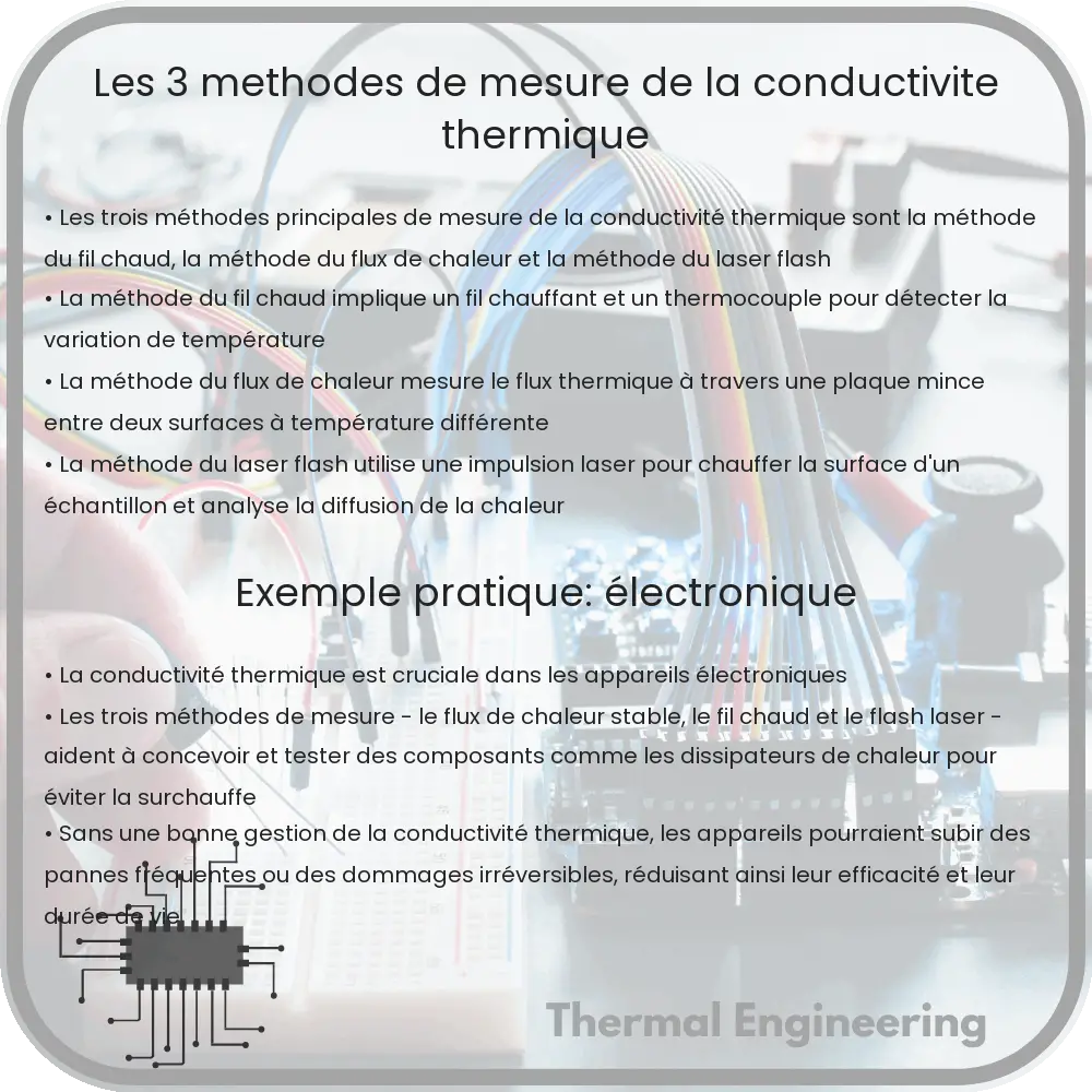 Les 3 méthodes de mesure de la conductivité thermique