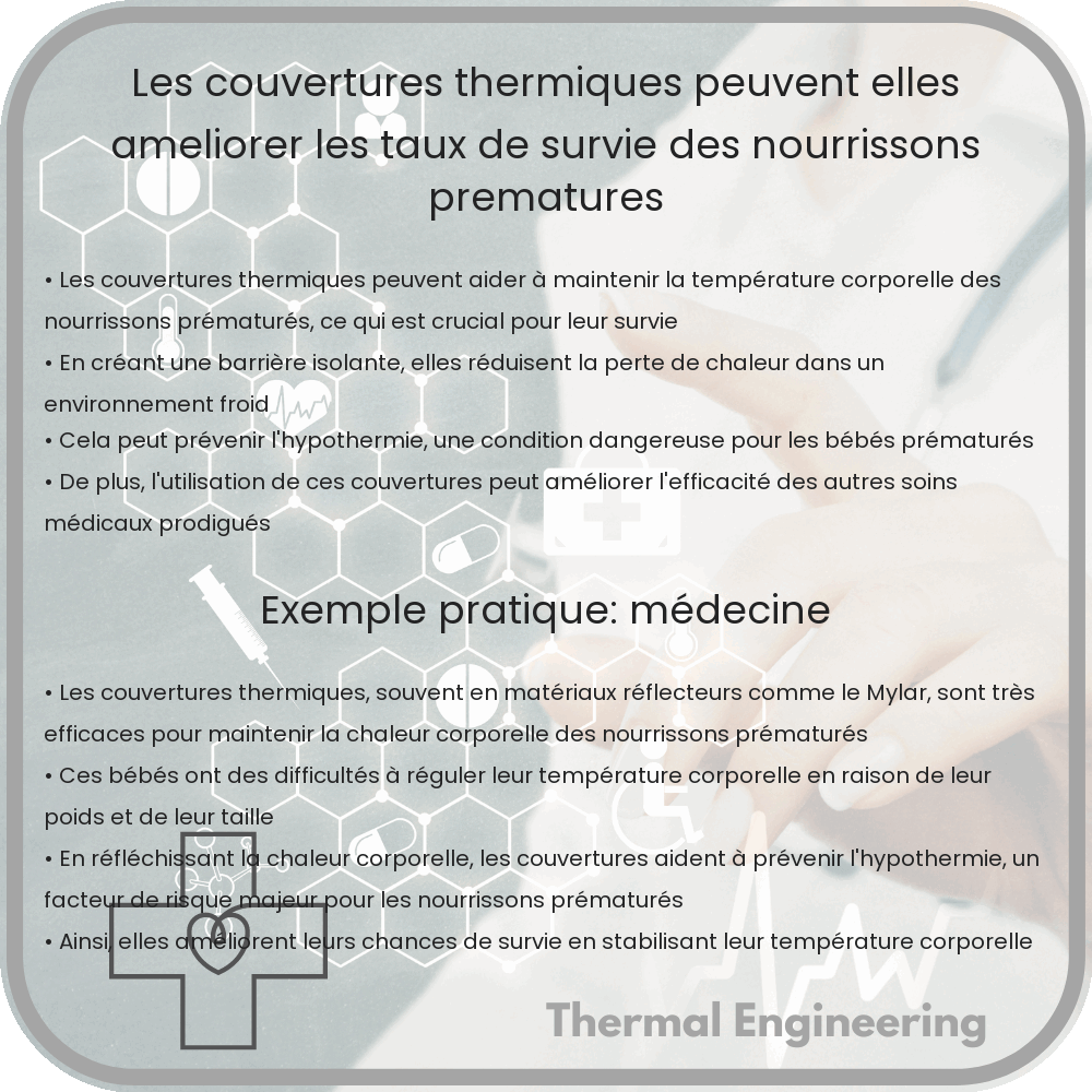 Les couvertures thermiques peuvent-elles améliorer les taux de survie des nourrissons prématurés ?