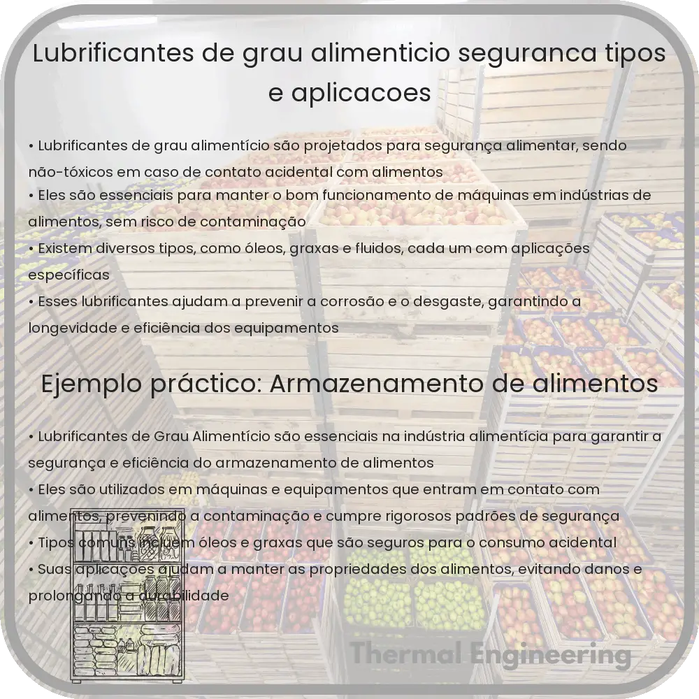 Lubrificantes de Grau Alimentício | Segurança, Tipos e Aplicações