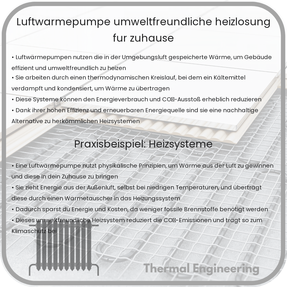 Luftwärmepumpe: Umweltfreundliche Heizlösung für Zuhause
