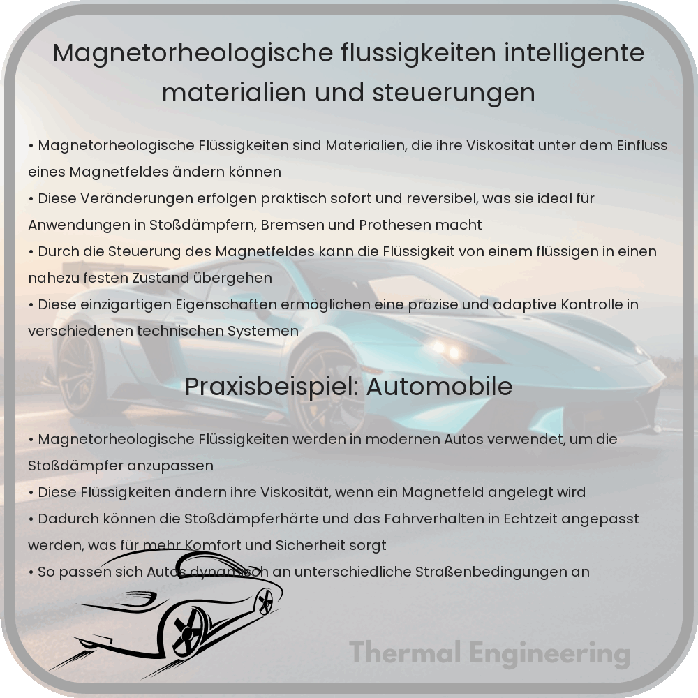 Magnetorheologische Flüssigkeiten | Intelligente Materialien und Steuerungen