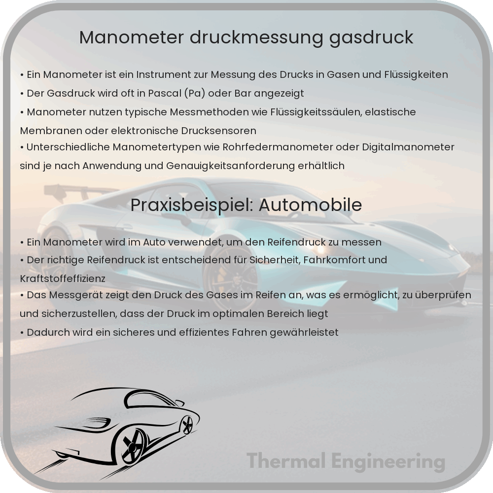 Manometer | Druckmessung, Gasdruck