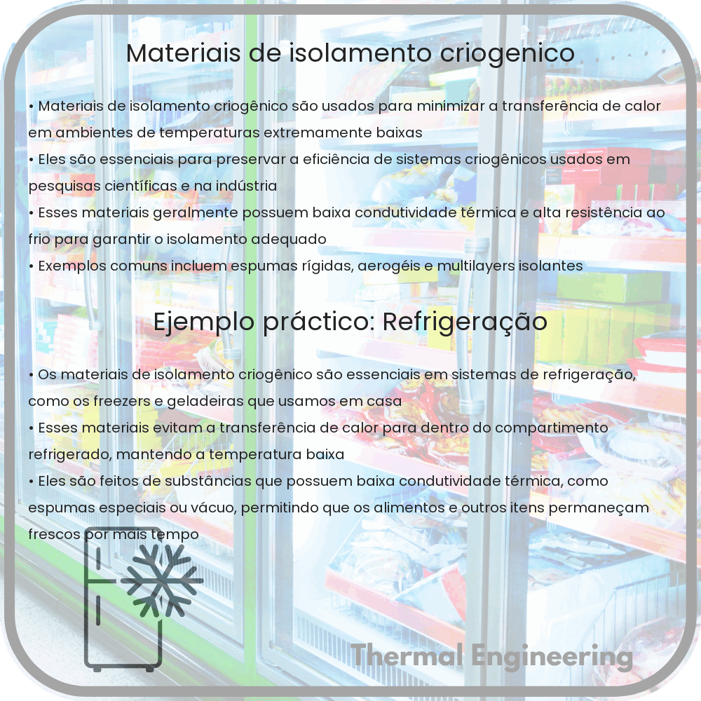 Materiais de Isolamento Criogênico