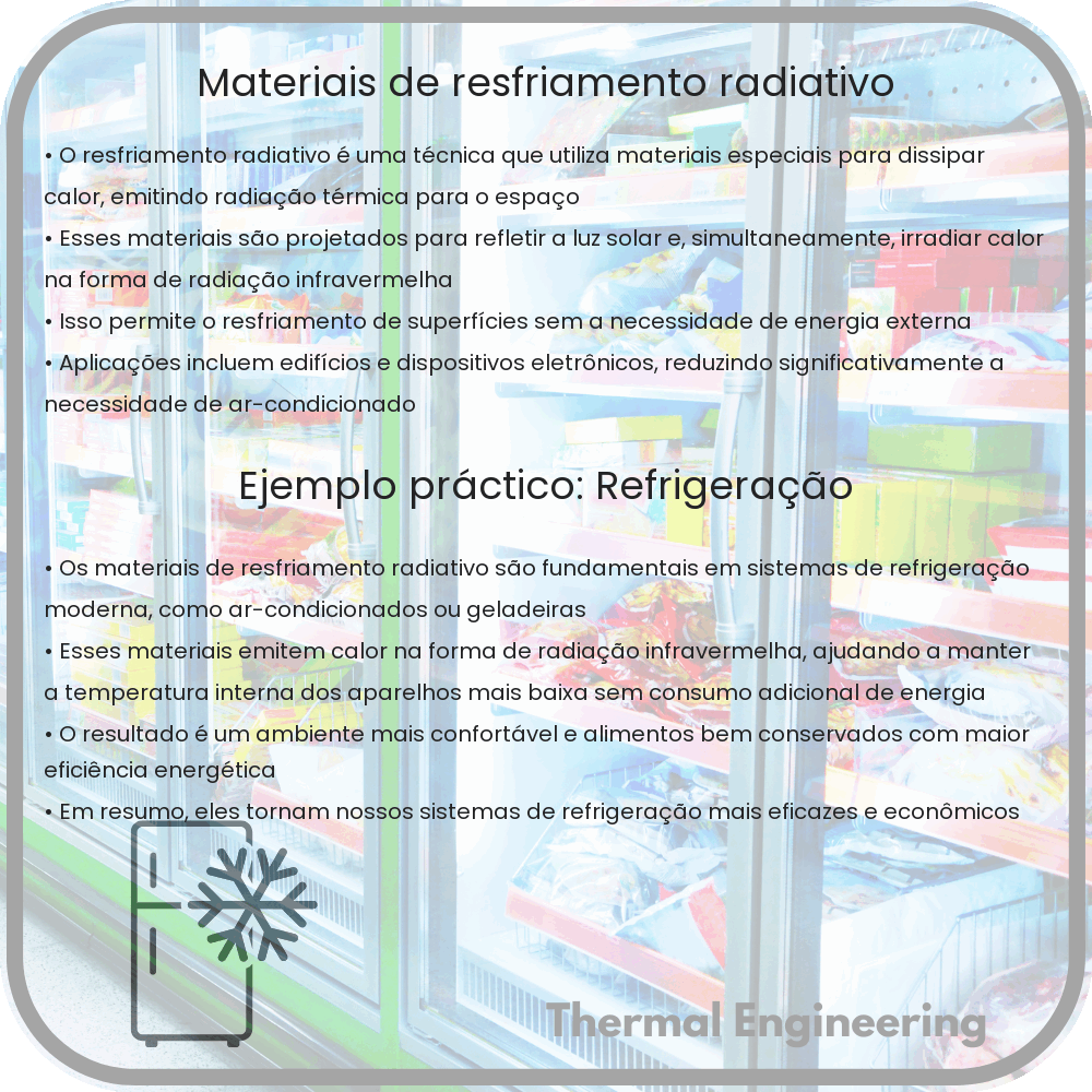 Materiais de resfriamento radiativo