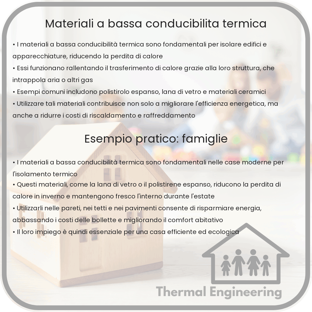 Materiali a bassa conducibilità termica