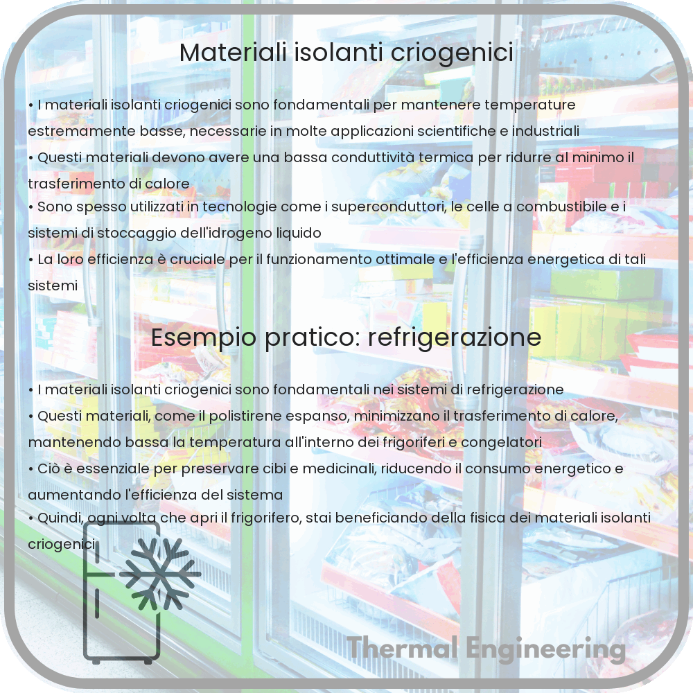 Materiali isolanti criogenici