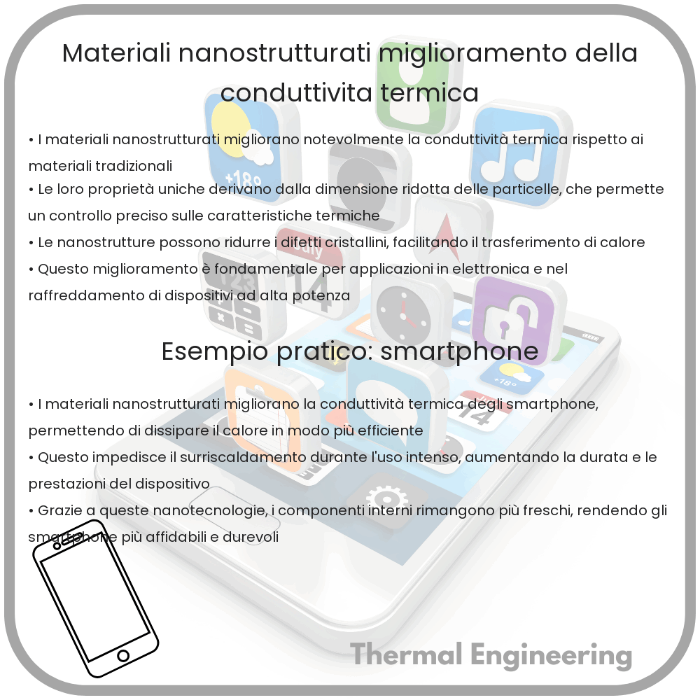 Materiali Nanostrutturati: Miglioramento della Conduttività Termica