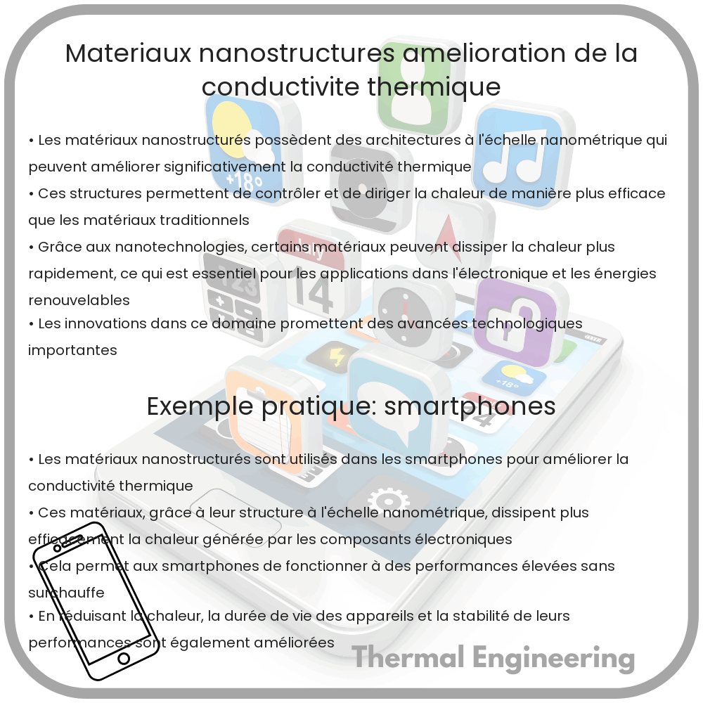 Matériaux Nanostructurés | Amélioration de la Conductivité Thermique