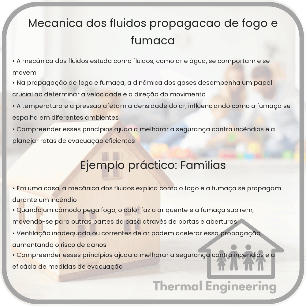 Mecânica dos Fluidos: Propagação de Fogo e Fumaça