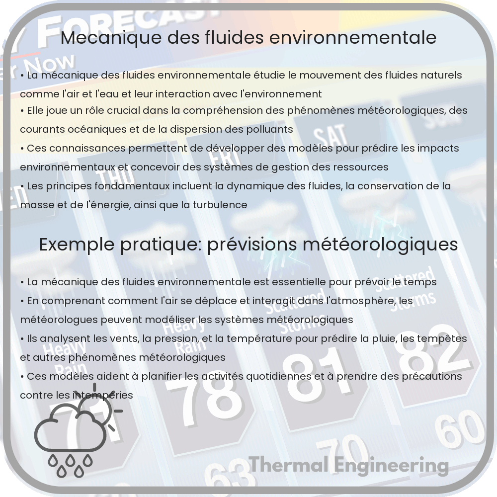 Mécanique des fluides environnementale