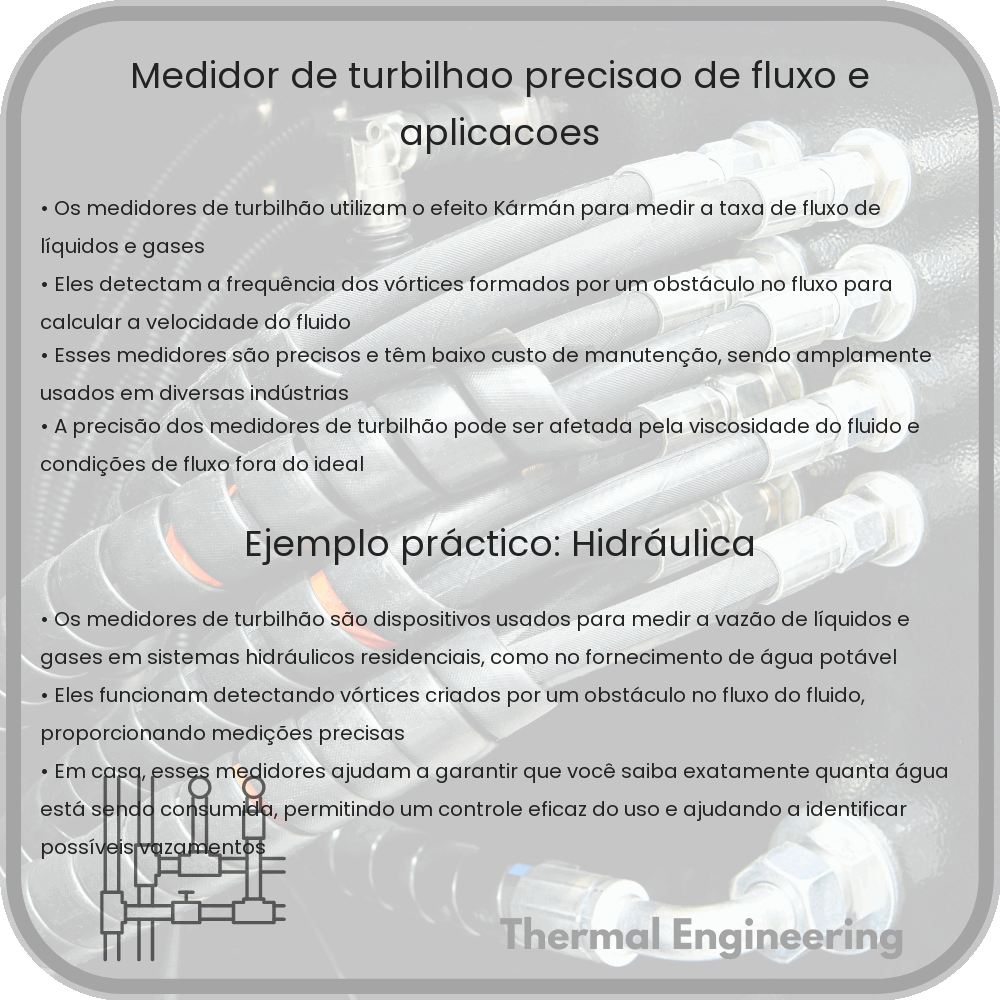 Medidor de Turbilhão | Precisão de Fluxo e Aplicações