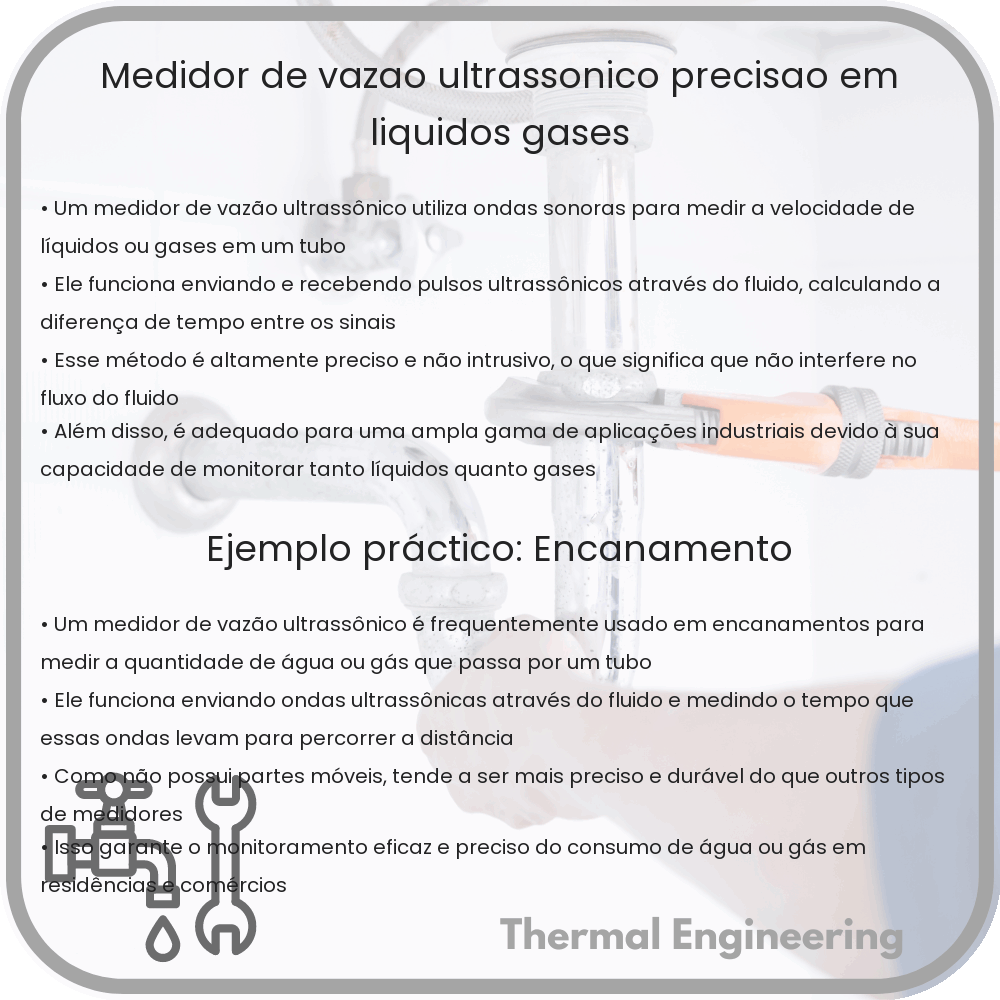 Medidor de Vazão Ultrassônico | Precisão em Líquidos/Gases