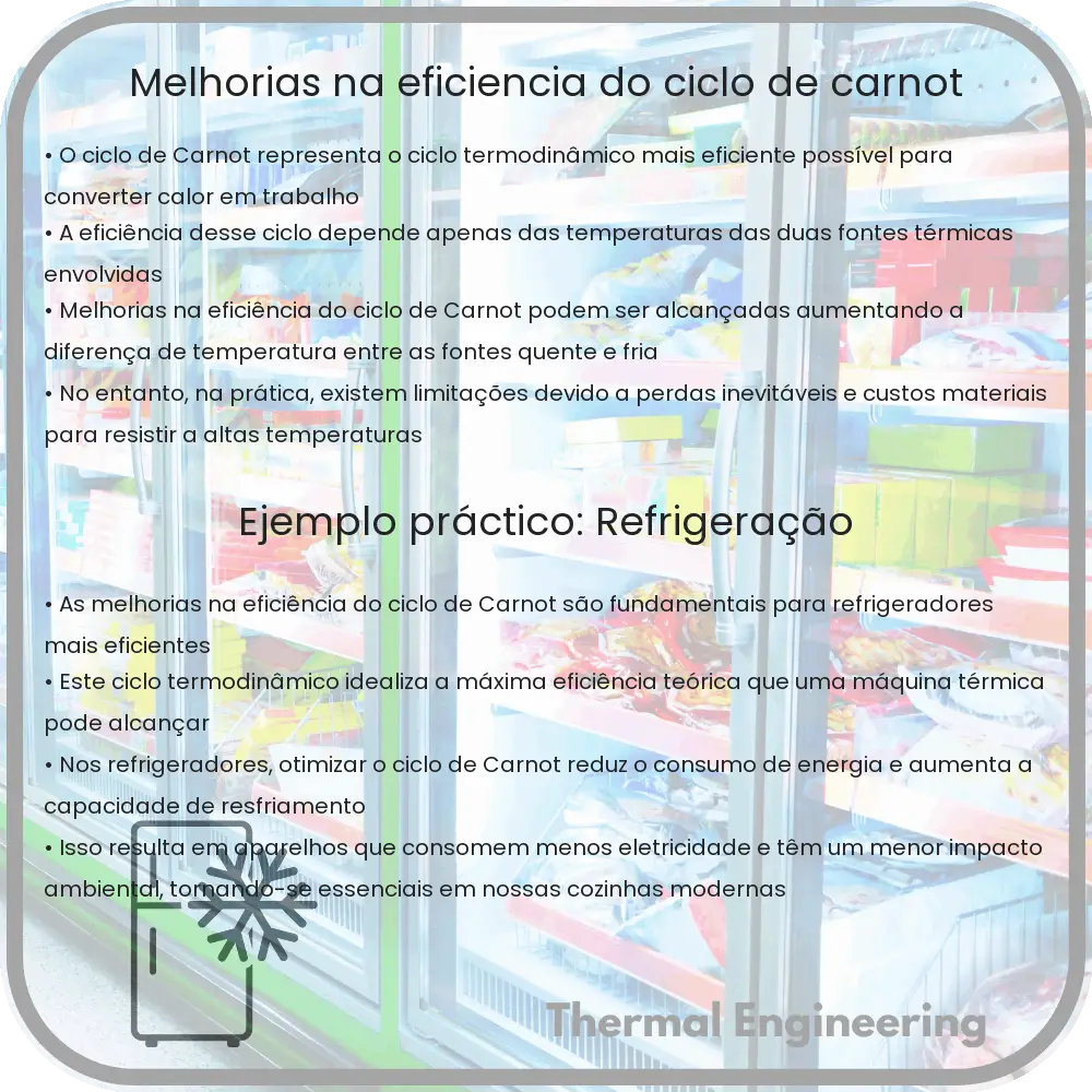 Melhorias na Eficiência do Ciclo de Carnot