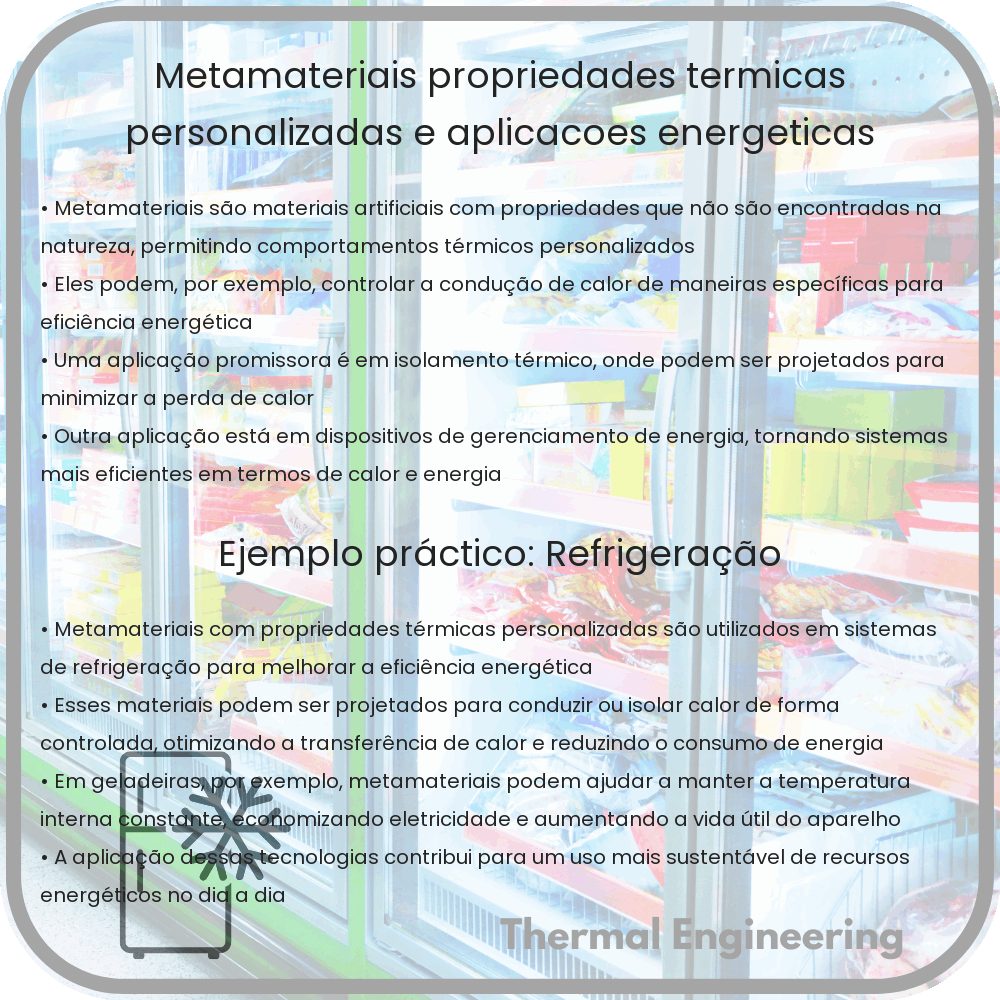 Metamateriais | Propriedades Térmicas Personalizadas e Aplicações Energéticas