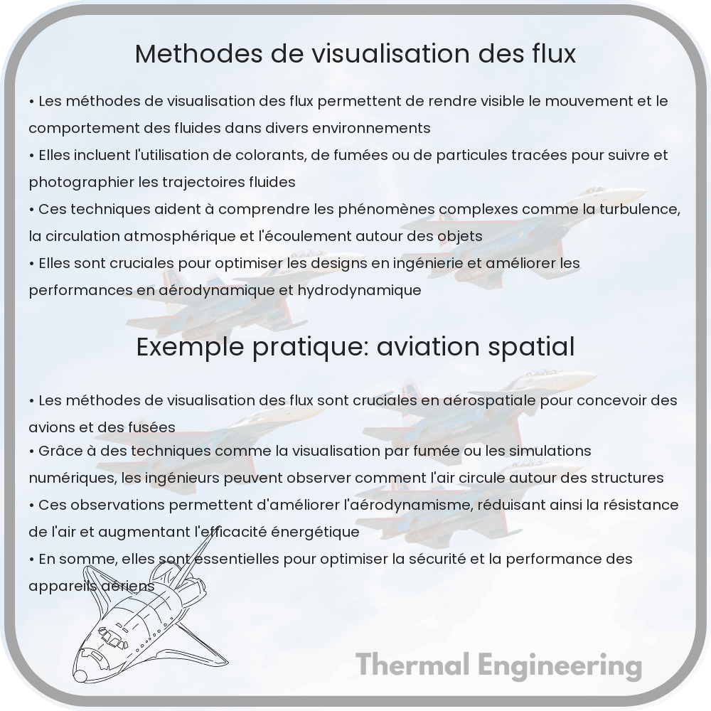 Méthodes de visualisation des flux