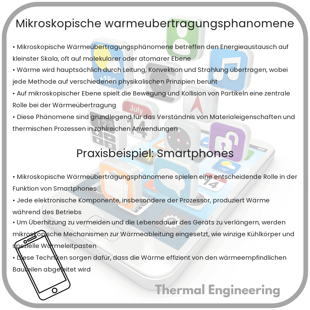 Mikroskopische Wärmeübertragungsphänomene