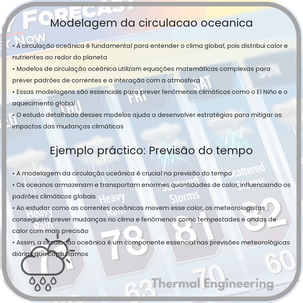 Modelagem da circulação oceânica