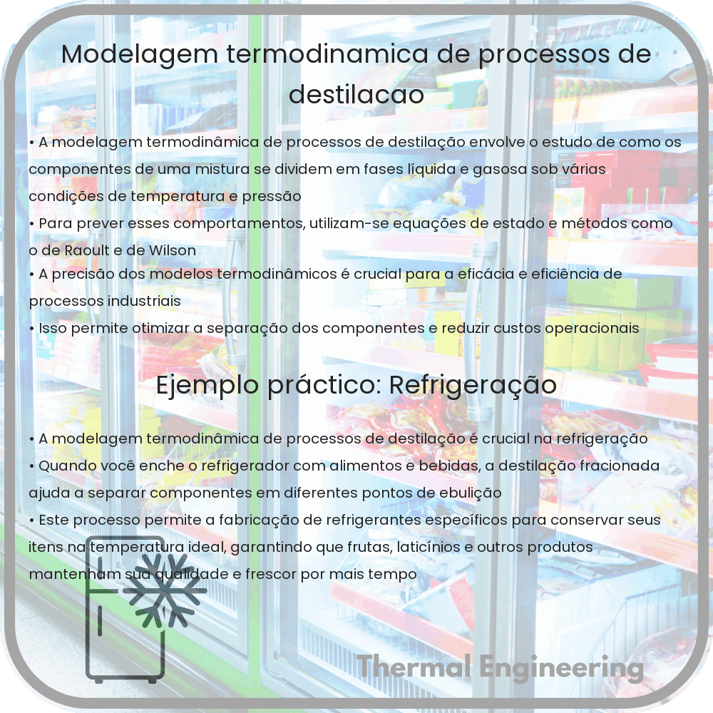 Modelagem Termodinâmica de Processos de Destilação
