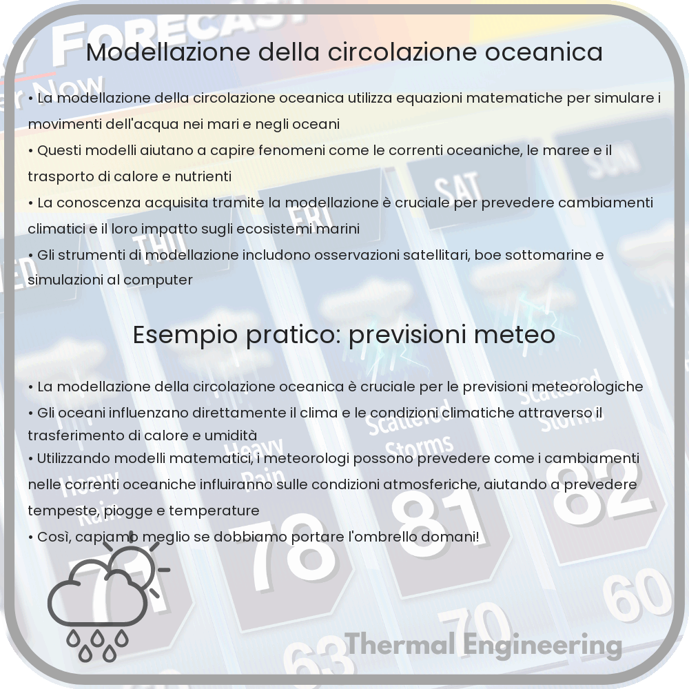 Modellazione della circolazione oceanica