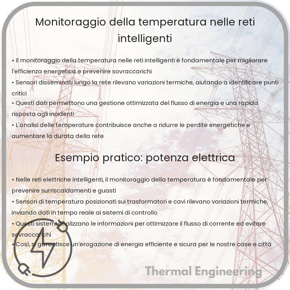 Monitoraggio della temperatura nelle reti intelligenti