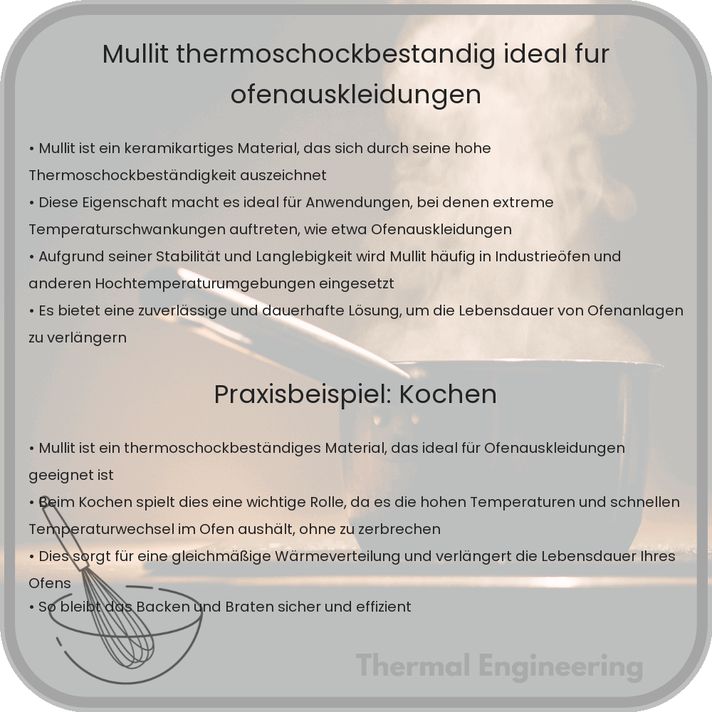 Mullit | Thermoschockbeständig, Ideal für Ofenauskleidungen